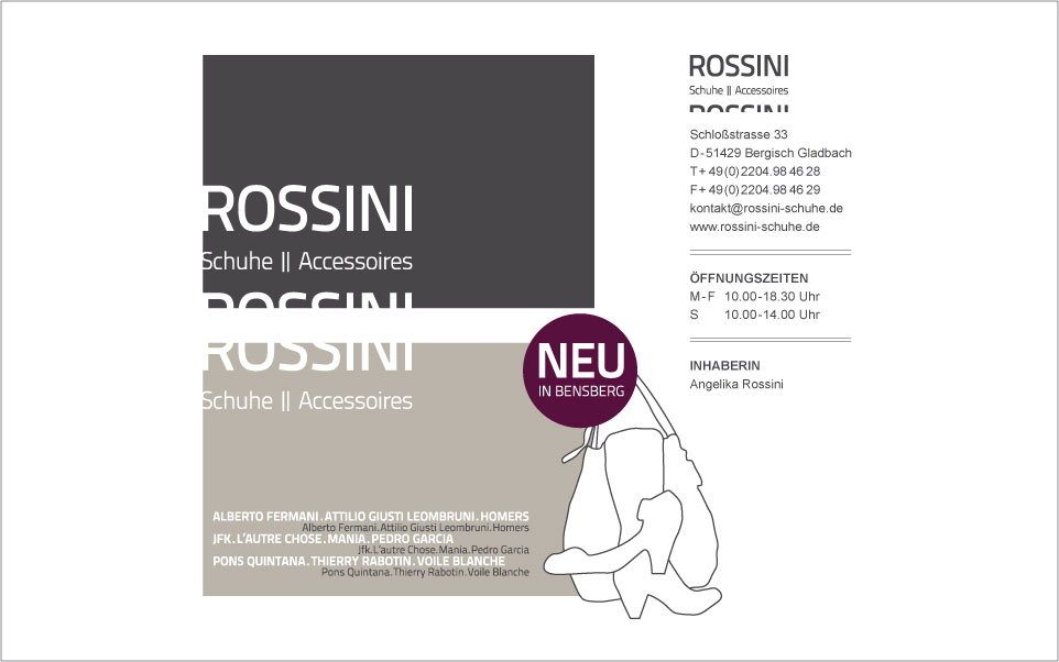Webdesign - Rossini Schuhe & Accessoires